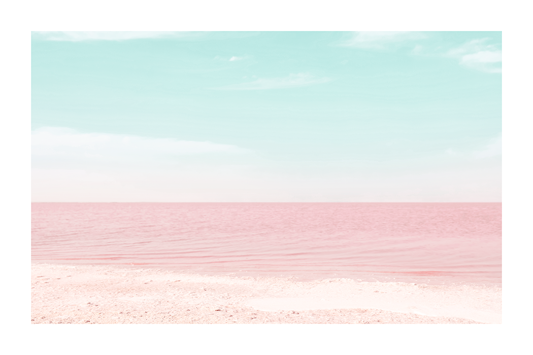 Pink Sea Poster