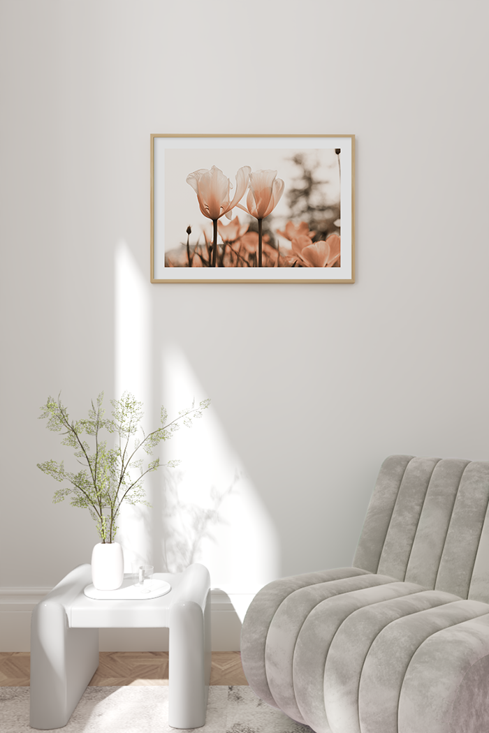 Tulip Close Up Poster