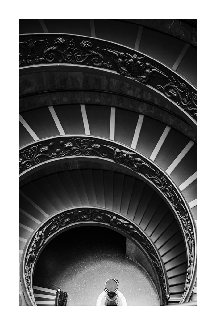 Black Vatican Museums Poster