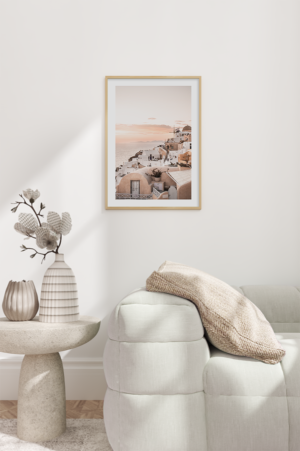 Seaside Architecture Poster