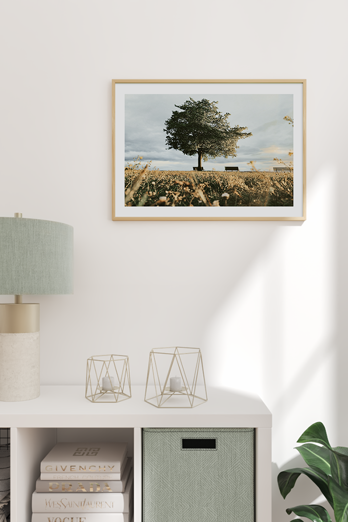 Tree in a Field Poster