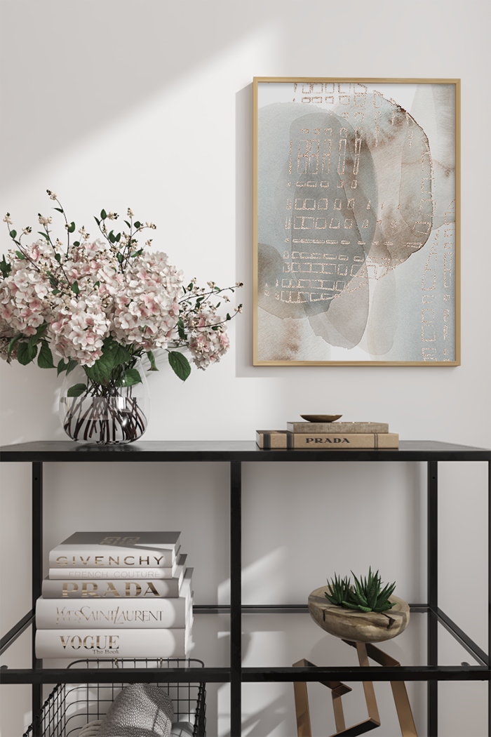 Watercolor Beige Poster No.2