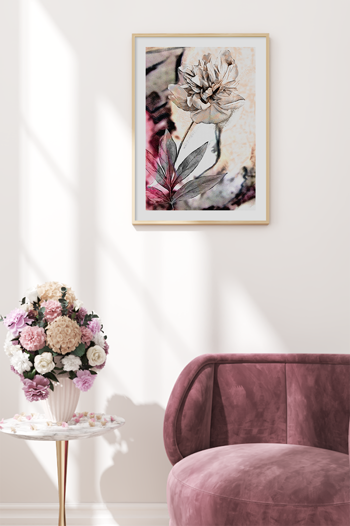 Flower Abstract Poster