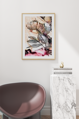 Flower Painting Poster