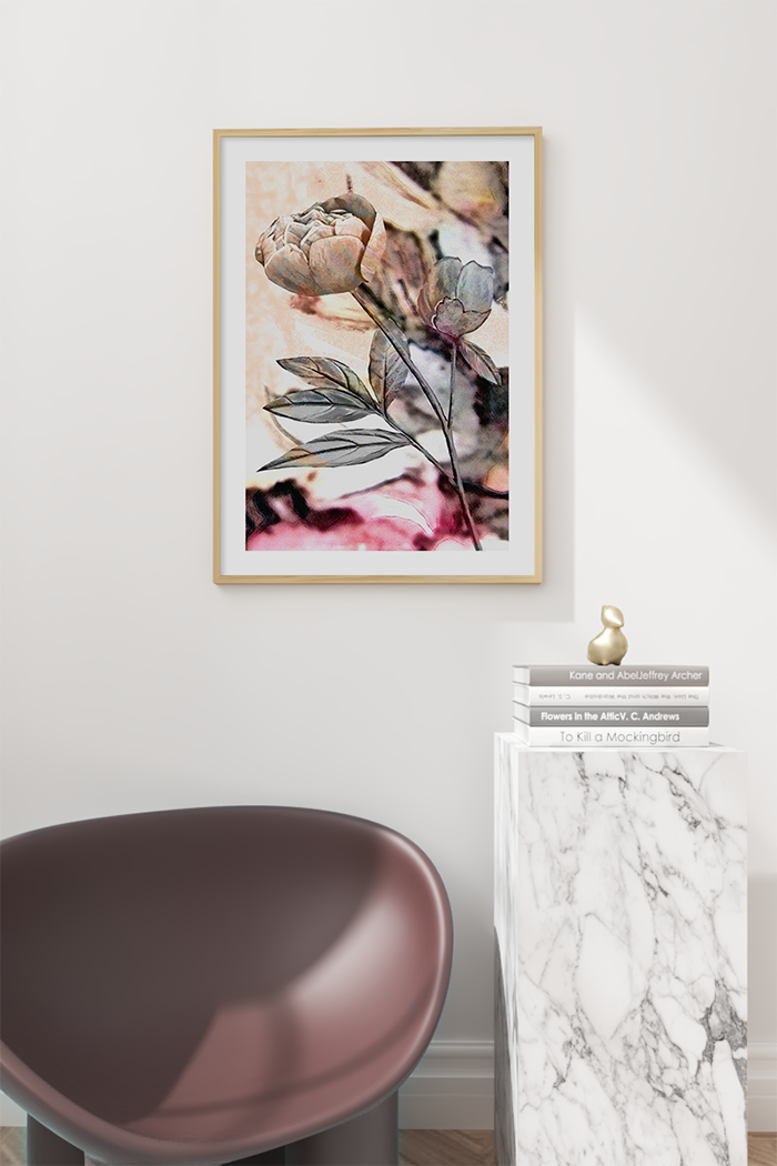 Flower Painting Poster