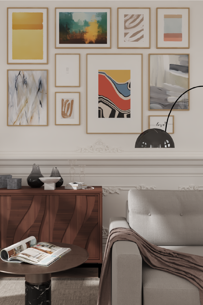 Vivid Abstract Poster