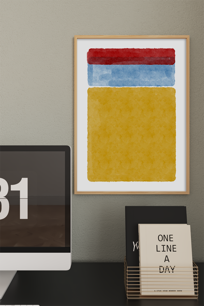 Red Blue Yellow Poster
