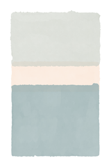 Grey Pink Green Poster