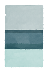 Cyan Spectrum Poster