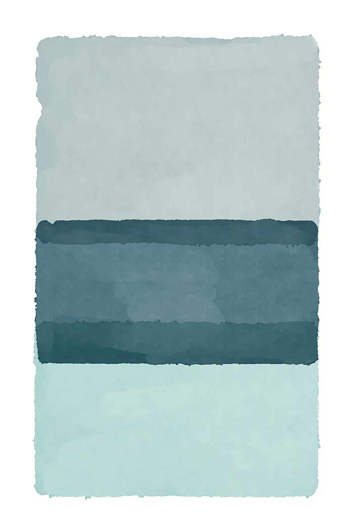 Cyan Spectrum Poster