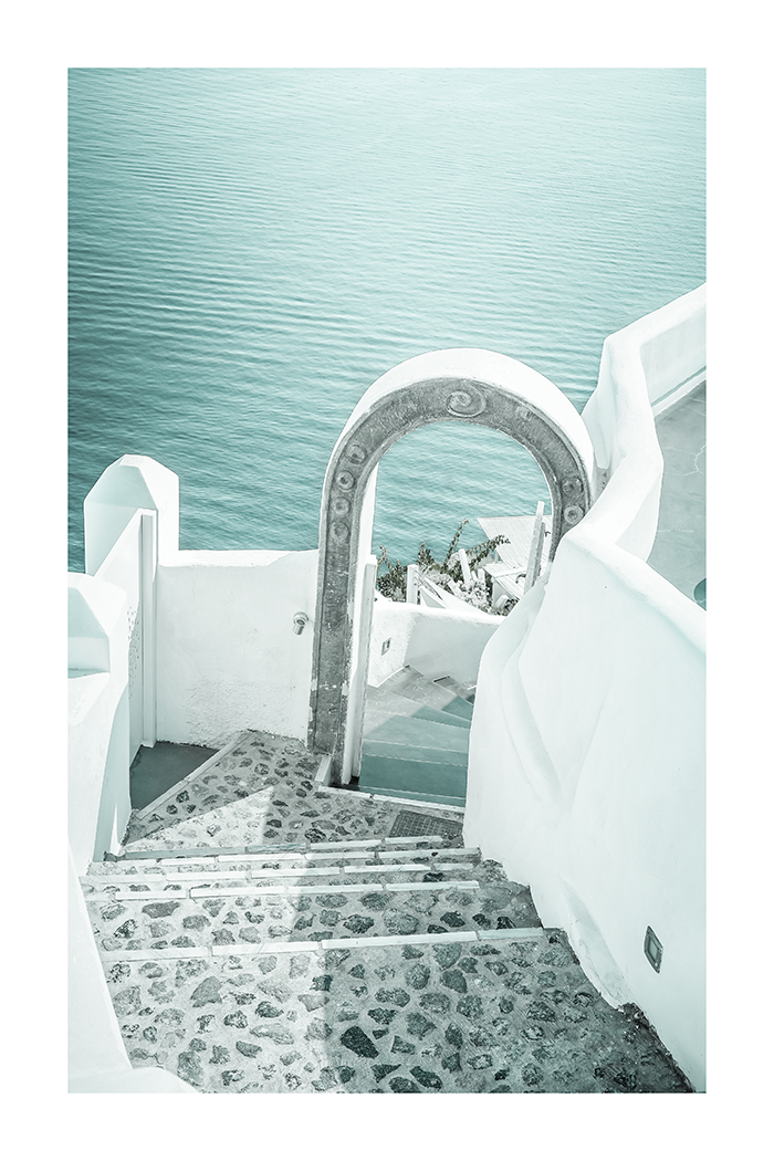 Turquoise Aegean Poster