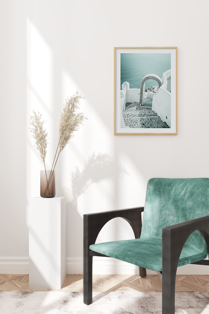 Turquoise Aegean Poster