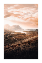 Sunset Nature Scenery Poster