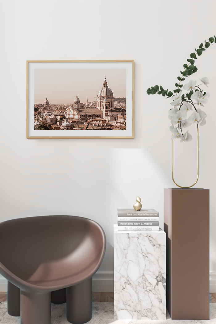 Sunset City View Poster