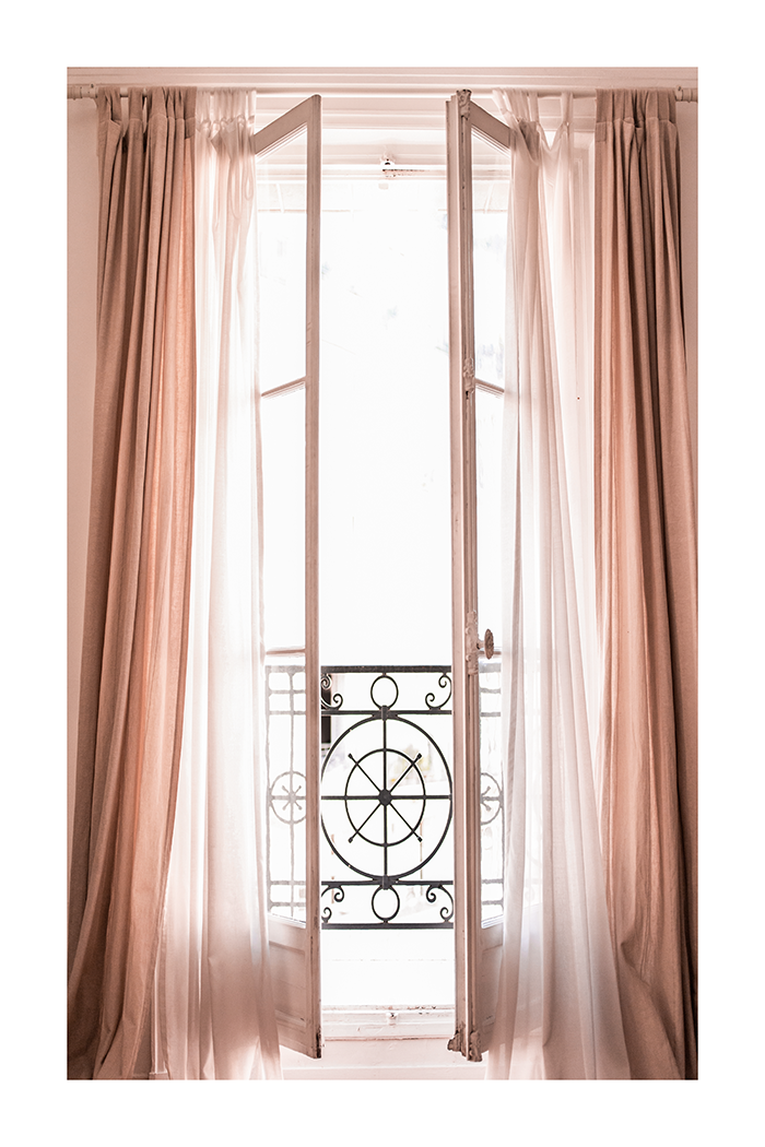 Romantic Balcony Poster