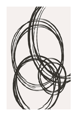 Circle Scribble Poster No.2