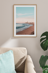 Seashore Landscape Poster