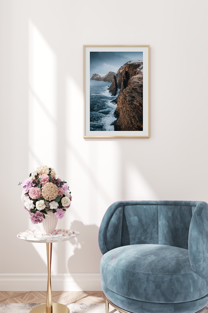 Cliff Profile Poster