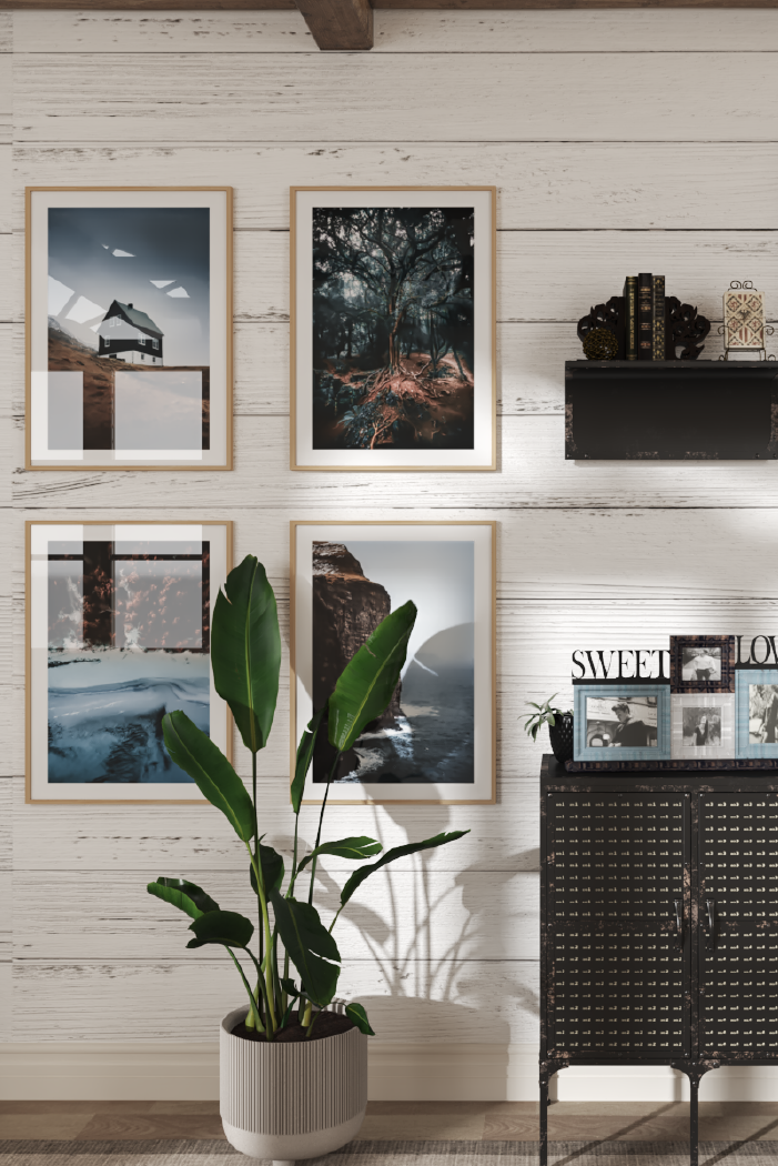 Snowy Forest Poster