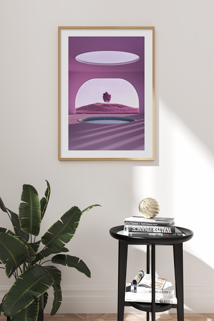 Dreamy Swimming Pool Poster