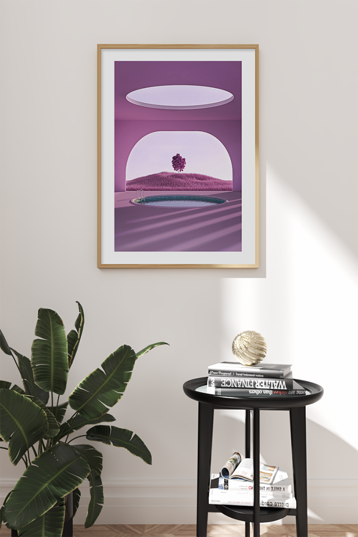 Dreamy Swimming Pool Poster