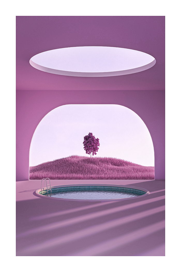 Dreamy Swimming Pool Poster