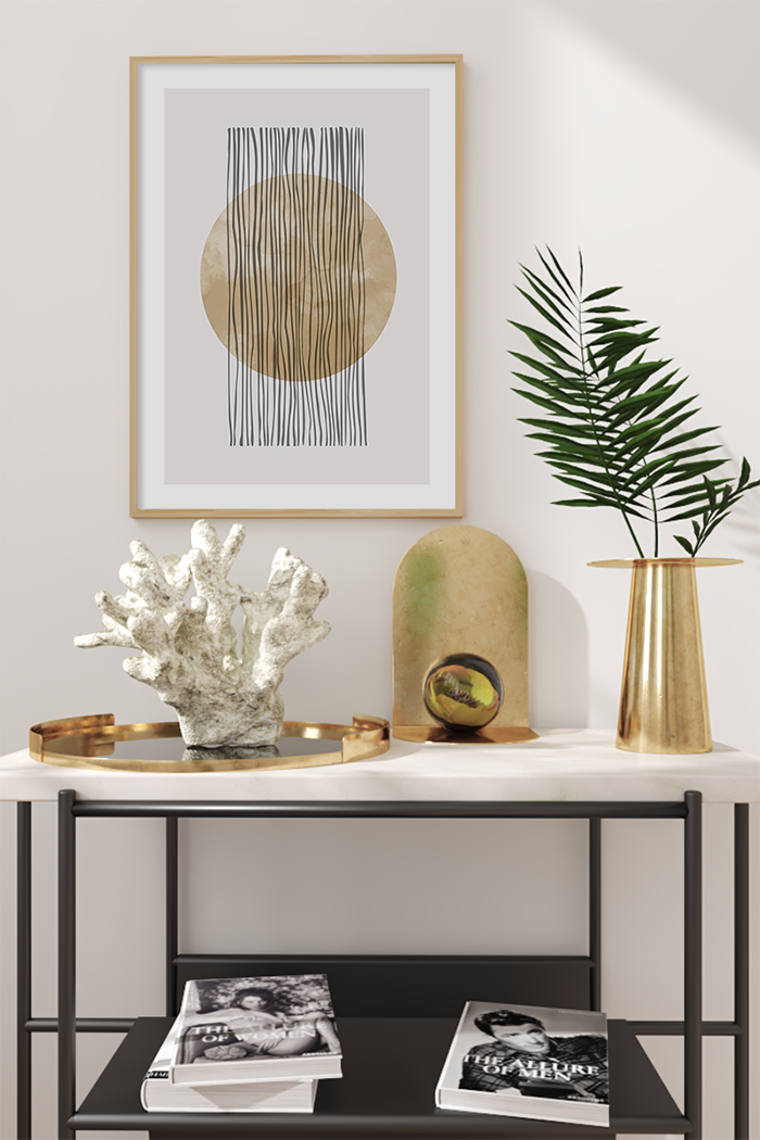 Sun Line Art Print