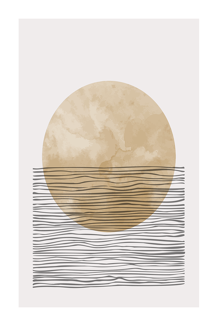 Sunrise Illustration Print