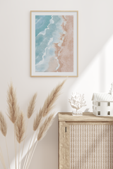 Abstract Pastel Beach Poster
