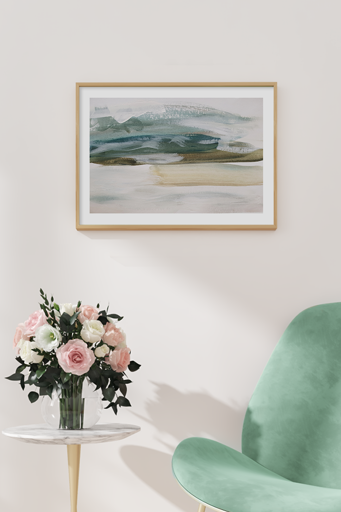 Abstract Landscape Poster