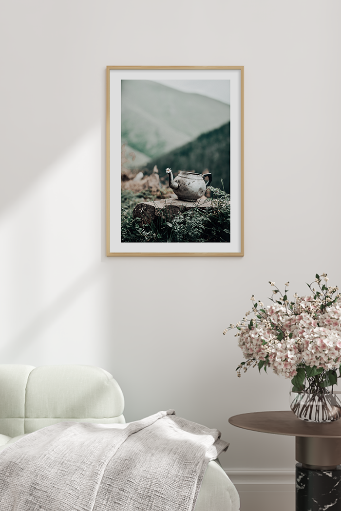 Old Teapot in Wild Poster