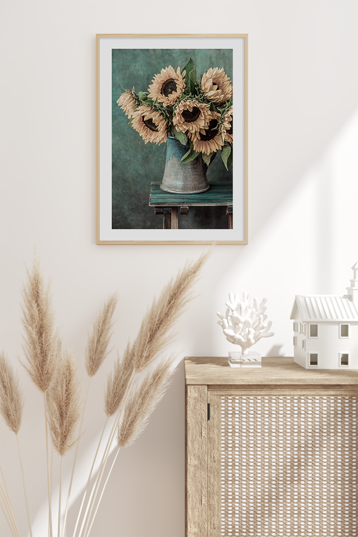 Sunflower Arrangement Poster