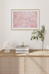 Pink Wool Poster