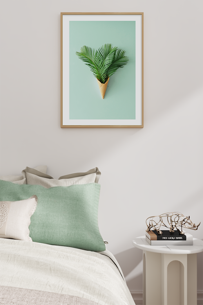 Creative Palm Leaves Poster
