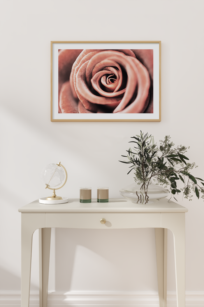Vintage Rose Poster