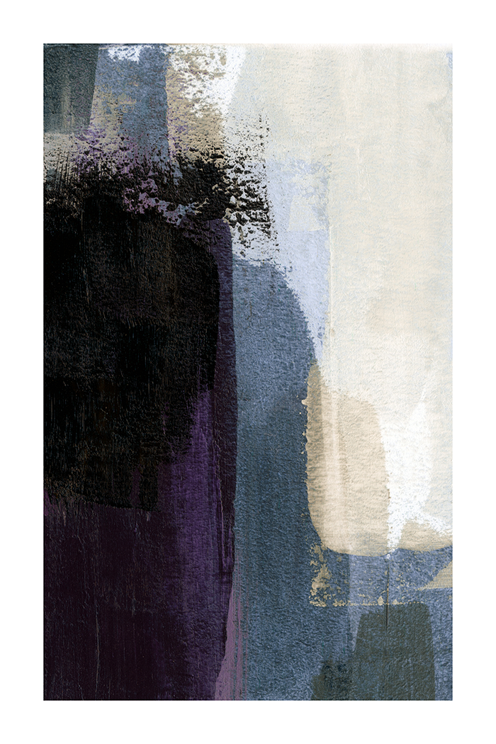 Dark Abstract Oil Poster