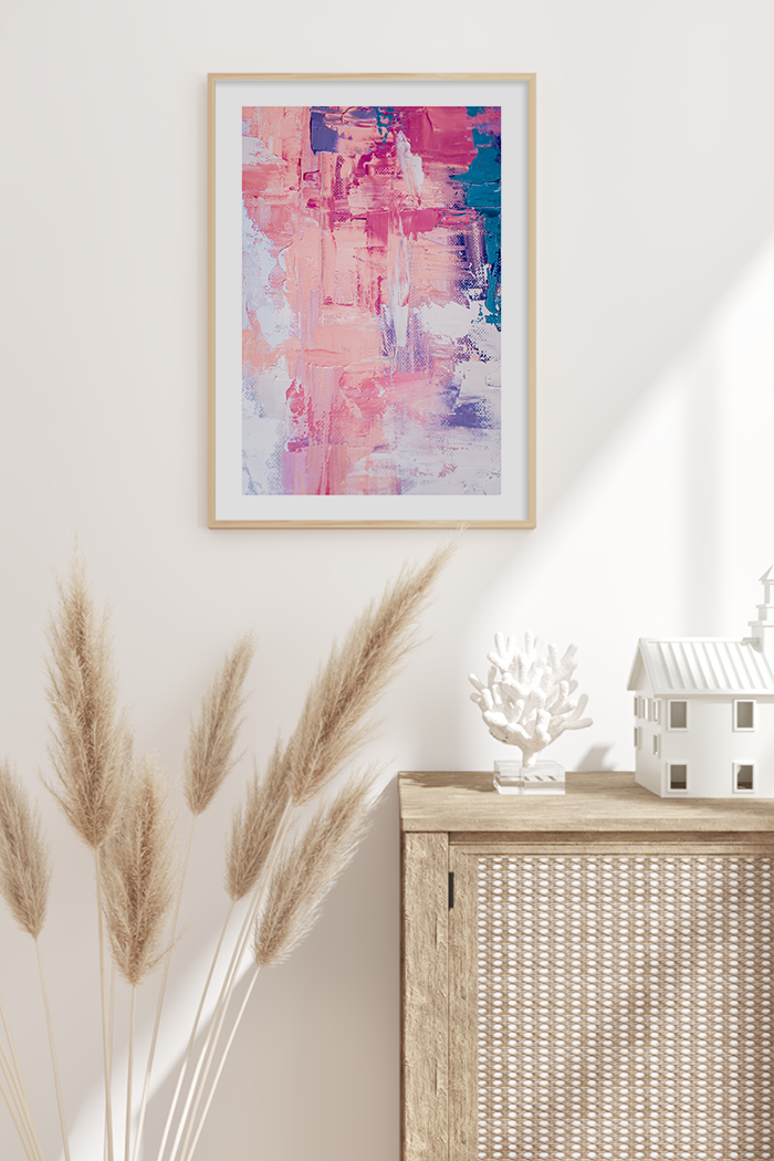 Pink Violent Acrylic Poster