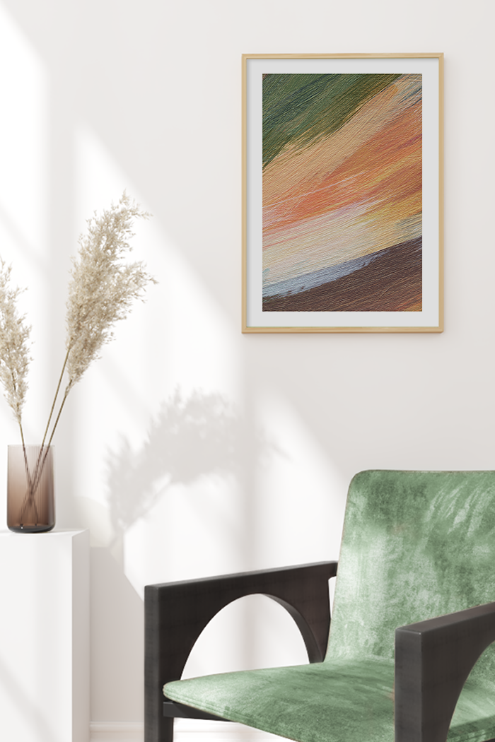Abstract Warm Spring Poster No.2