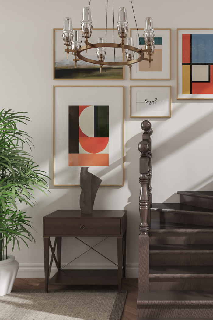 Graphic Shapes Poster