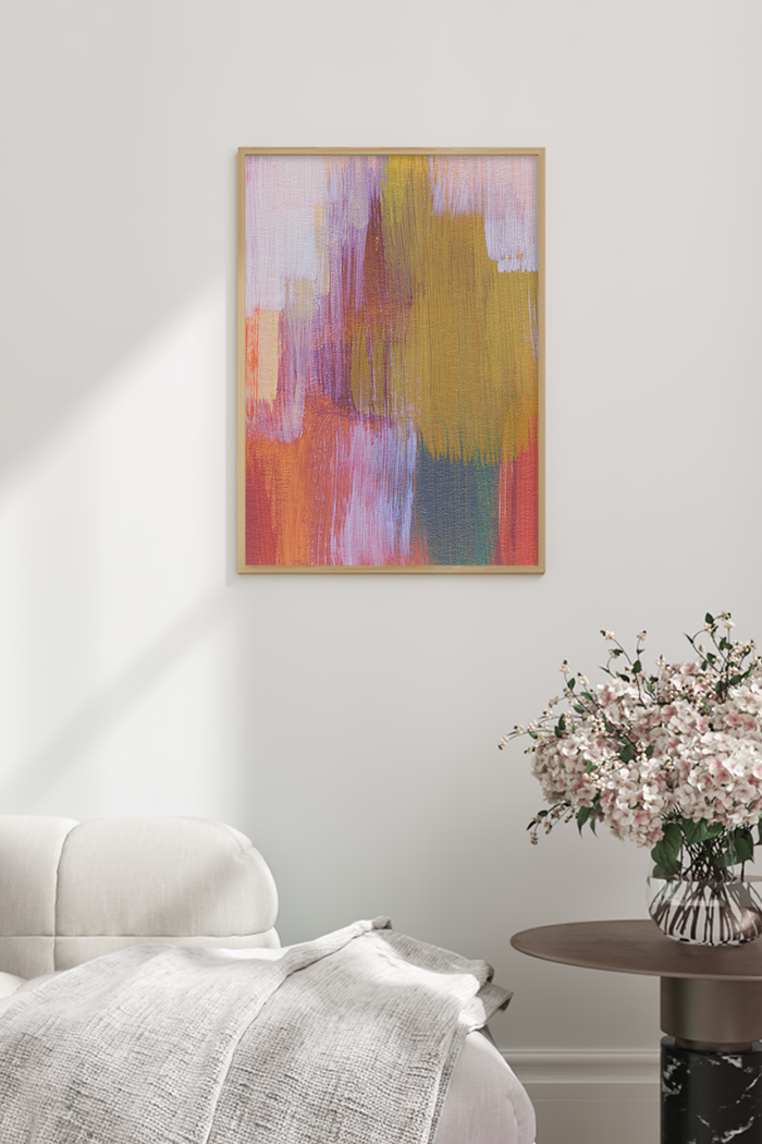 Dyed Abstract Poster