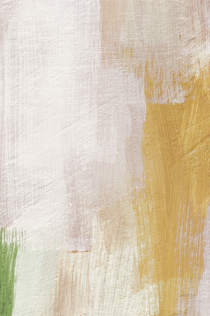 Beige Yellow Abstract Art