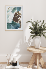 Color Shatters Watercolor Poster
