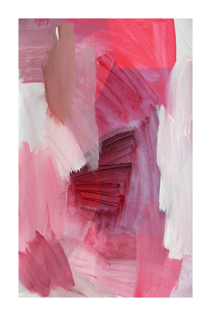Abstract Vivid Pink Art