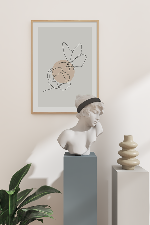 Butterfly Lines Poster