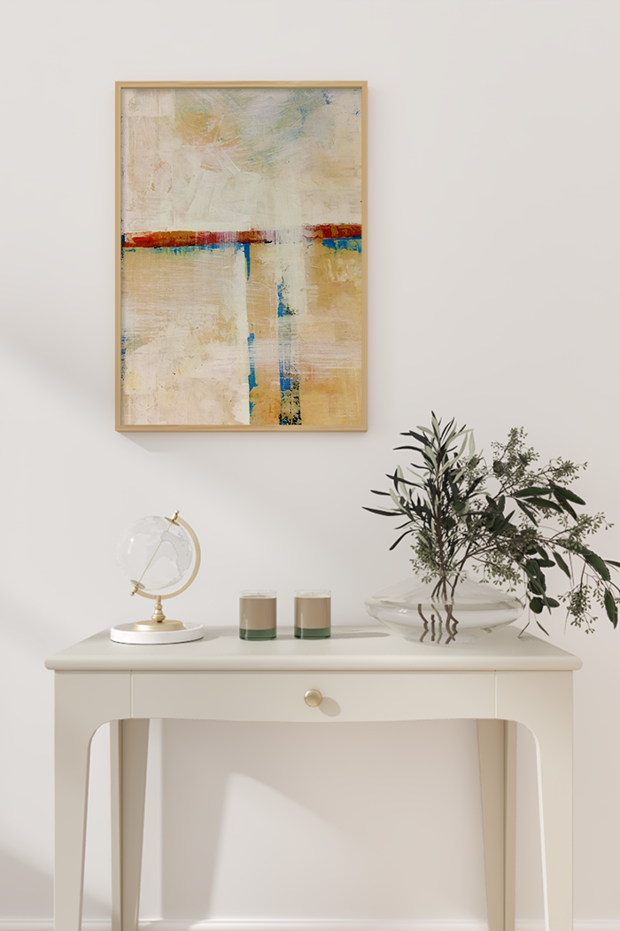 Beige Oil Poster