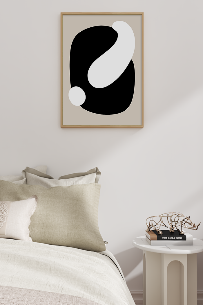 Neutral Soft Shapes Poster No.3