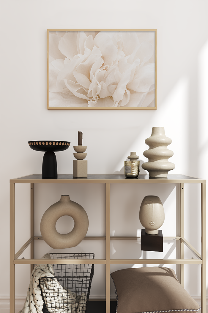 Blooming White Flower Poster