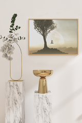 Little Girl on Swing Poster