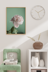 A Gentle Peony Poster