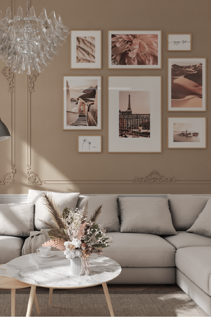 Pink Paeonia Poster